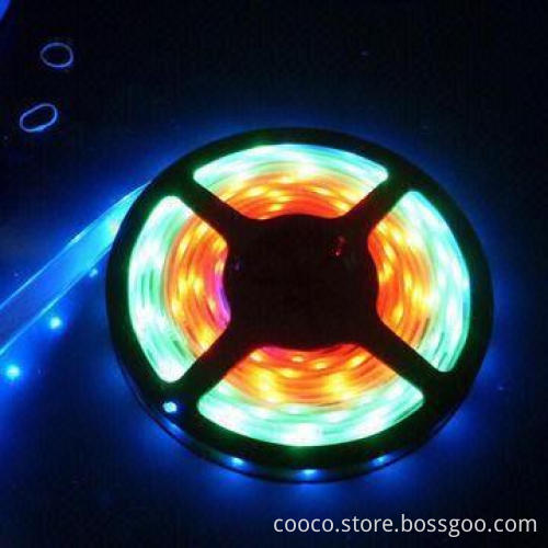 10-piece TM1809 IC/30-piece/m 5050 RGB Multi-color Flexible LED Strip, 12V DC Voltage/99 Work Modes